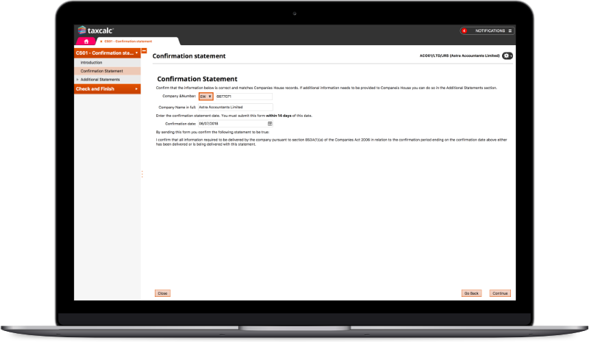 Companies House software